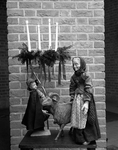 817244 Afbeelding van een kersttafereeltje in de St.-Barbarakerk (Stationsweg 36) te Bunnik.